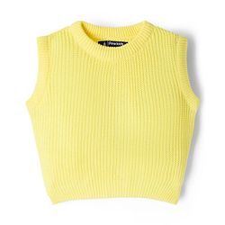 Pine Kids Knit Full Sleeves Front Open Sweater With Inner Tee & Cable Knit Design - Orange