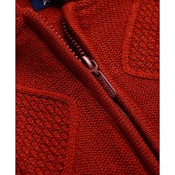 Pine Kids Knit Full Sleeves Front Open Hooded Sweater with Cable Knit Design - Light Green