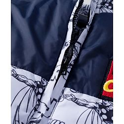 Pine Kids Marvel Woven Full Sleeves Padded Jacket with Detachable Hood & Avengers Print - Multicolor