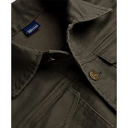 Pine Kids Cotton Woven Full Sleeves Solid Winter Jacket - Olive Green
