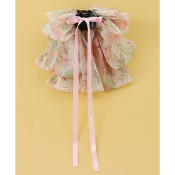 Pine Kids Bow & Butterfly Clip Free Size - Light Pink