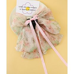 Pine Kids Bow & Butterfly Clip Free Size - Light Pink