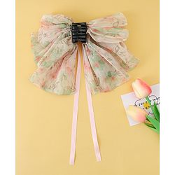 Pine Kids Bow & Butterfly Clip Free Size - Light Pink