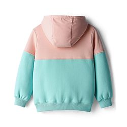 Pine Kids Cotton Knit Full Sleeves Hooded Sweatjacket With Floral Embroidery - Multicolor