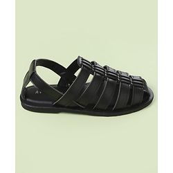 Pine Kids Back Strap Mojaris - Brown