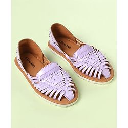 Pine Kids Slip On Mojaris - Purple