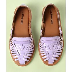 Pine Kids Slip On Mojaris - Purple