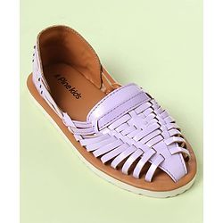 Pine Kids Slip On Mojaris - Purple