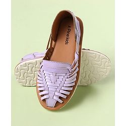 Pine Kids Slip On Mojaris - Purple