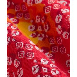 Pine Kids Cotton Woven Full Sleeves Kurta Pajama Set With Floral Print - Multicolour