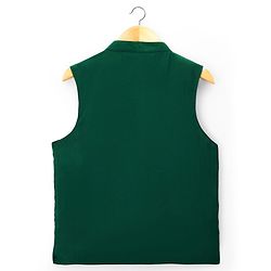 Pine Kids Woven Full Sleeves Kurta Pyjama Set With Embroidered Nehru Jacket - Green