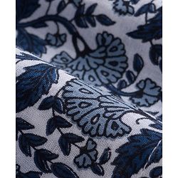 Pine Kids Cotton Woven Full Sleeves Printed Kurta - Blue
