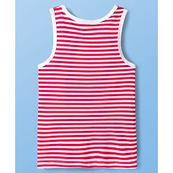 Pine Kids Cotton Knit Sleeveless Vests With Stripes & Gamer Text Print Pack Of 3 (Colour May Vary)