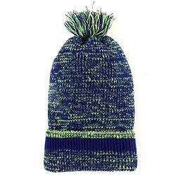 Pine Kids Knit Woolen Cap & Cloves Set Navy Blue - Diameter 18 cm