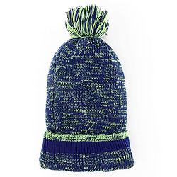 Pine Kids Knit Woolen Cap & Cloves Set Navy Blue - Diameter 18 cm