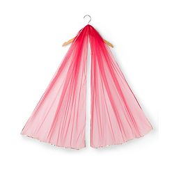 Pine Kids Cotton Woven Half Sleeves Kurta Churidar & Dupata Set With Floral Print - Coral