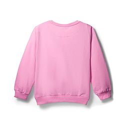 Pine Kids Cotton Knit Full Sleeves Sweatshirt With Sequin Detailing - Pink