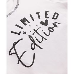 Pine Kids Cotton Knit Full Sleeves Sweatshirt With Text Print - White