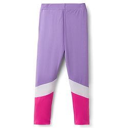 Pine Kids Cotton Lycra Knit Full Length Leggings With Minneapolis Print - Lavender