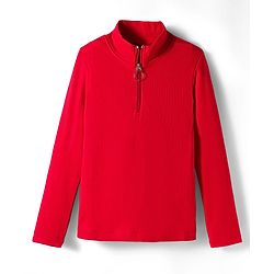 Pine Kids Cotton Lycra Knit Full Sleeves Solid Color High Neck Top - Black