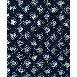 Pine Kids Woven Half Sleeves Choli Lehenga & Dupatta Set With Sequin Detailing - Blue