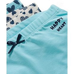 Pine Kids Cotton Knit Hipster  Panties With Heart Print Pack Of 3 (Colour May Vary)