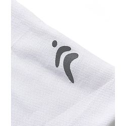 Pine Active Knit Half Sleeves Athleisure T-Shirt & Shorts Set Text & Number Print - White & Red