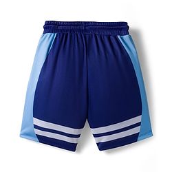 Pine Active Knit Sleeveless T-Shirt & Shorts Set With Tape Detailing - Blue & Navy Blue