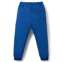 Pine Kids Marvel Single Jersey Knit Full Sleeves T-Shirt & Joggers Set with Spider Man Graphic - Blue