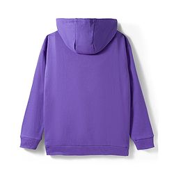 Pine Kids Marvel Terry Knit Drop Shoulder Full Sleeves Hooded Sweatshirt with Avengers Graphic - Purple