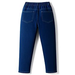 Pine Kids Denim Woven Full Length Washed Jeans - Blue
