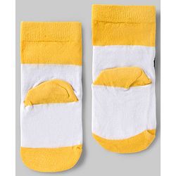 Pine Kids Marvel Knit Ankle Length Antibacterial Socks with Avengers Graphic Pack of 5 - White Yellow & B Lue