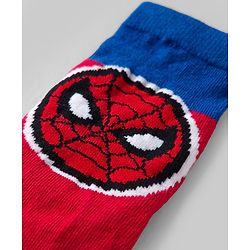 Pine Kids Marvel Knit Ankle Length Antibacterial Socks with Avengers Graphic Pack of 5 - White Yellow & B Lue