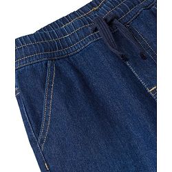 Pine Kids Denim Woven Full Length Washed Jeans - Blue