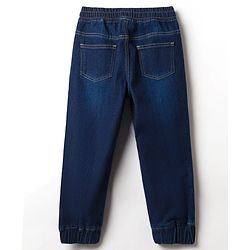 Pine Kids Denim Woven Full Length Washed Jeans - Blue