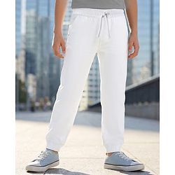 Pine Kids Denim Woven Full Length Washed Jeans - White