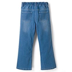 Pine Kids Denim Woven Full Length Washed Jeans - Blue