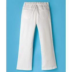 Pine Kids Denim Full Length Washed Jeans - White