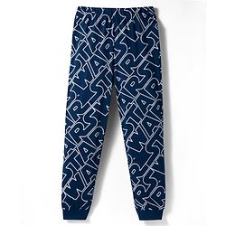 Pine Kids Lucas Single Jersey Knit Full Sleeves Night Suit with Star Wars Graphic - Navy Blue