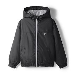 Pine Active Knit Full Sleeve Ultra Comfort Lightweight Windbreaker Athleisure Hooded Jacket - Black