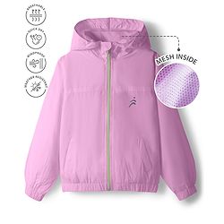 Pine Active Knit Full Sleeve Ultra Comfort Lightweight Windbreaker Athleisure Hooded Jacket - Black