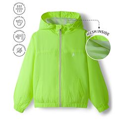 Pine Active Knit Full Sleeve Ultra Comfort Lightweight Windbreaker Athleisure Hooded Jacket - Black