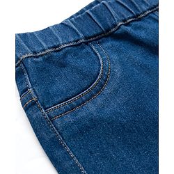 Pine Kids Denim Woven Full Length Washed Jeggings - Blue