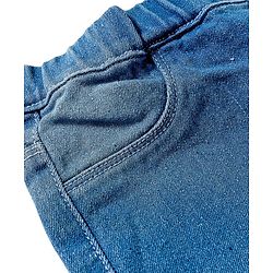 Pine Kids Denim Woven Ankle Length Washed Jeggings - Blue
