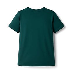 Pine Kids Cotton Knit Half Sleeves T-Shirt With Brand Logo Print - Navy Blue