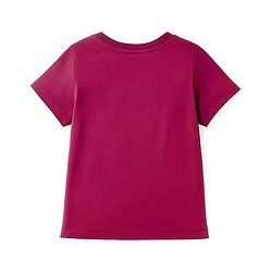 Pine Kids Cotton Knit Half Sleeves T-Shirt Butterfly Print - Navy Blue