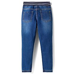 Pine Kids Denim Woven Full Length Washed Jeans - Blue
