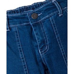 Pine Kids Denim Full Length Washed Jeans - Blue