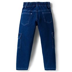 Pine Kids Denim Full Length Washed Jeans - Blue