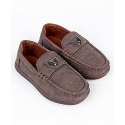 Pine Kids Slip On Loafers - Brown